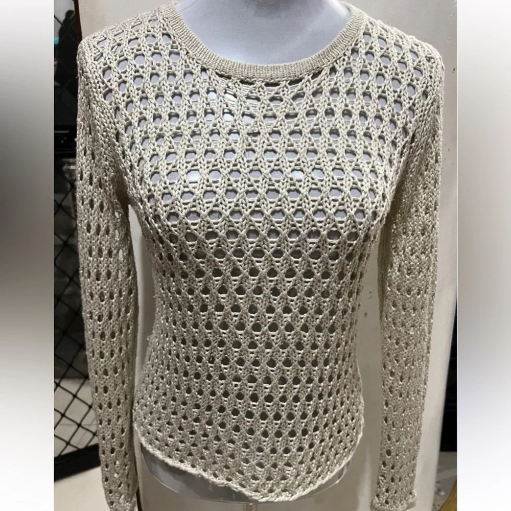 Crochet Long Sleeve Top